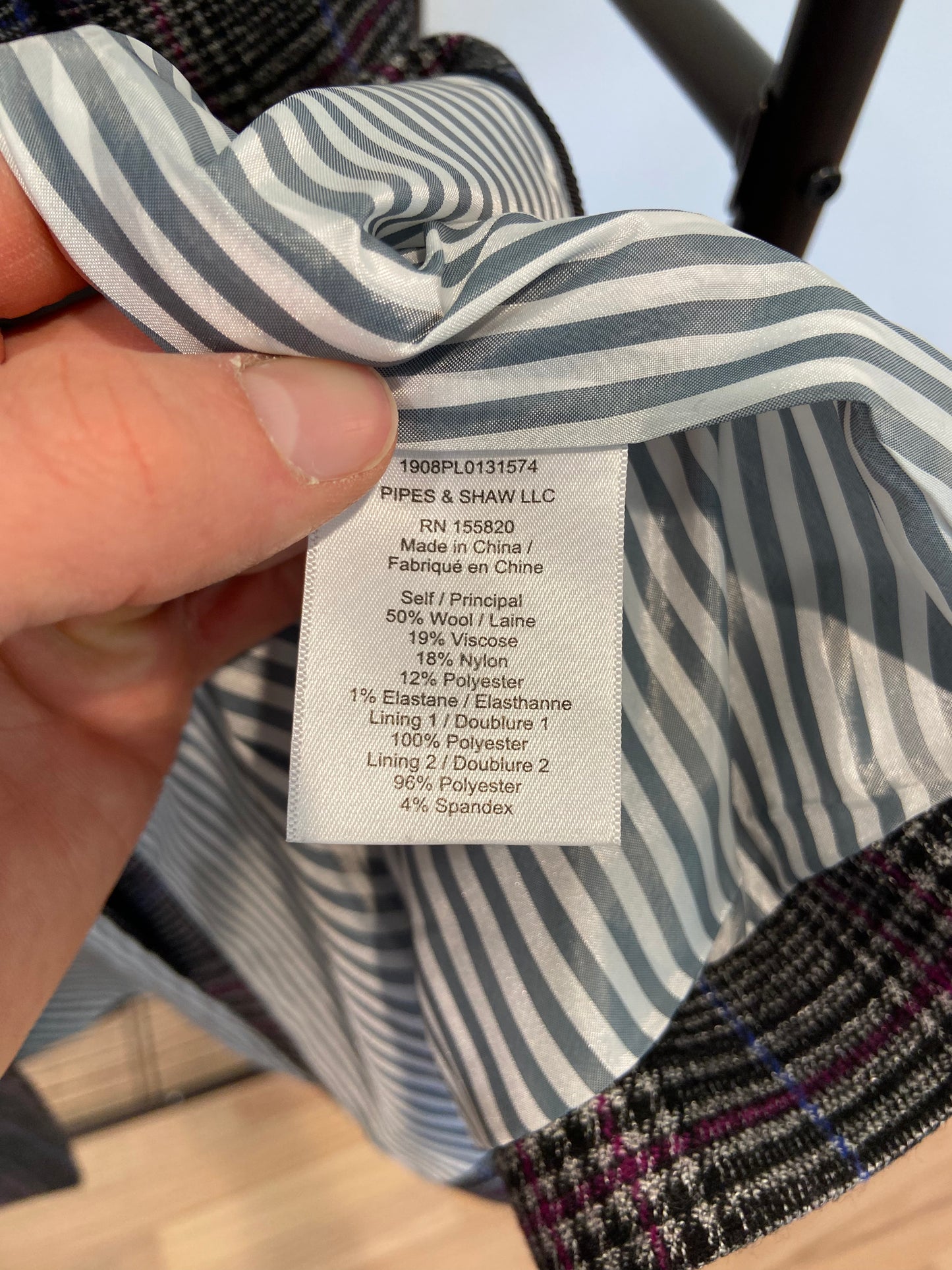 Veronica Beard Brock Glen Plaid Dickey Blazer size 10