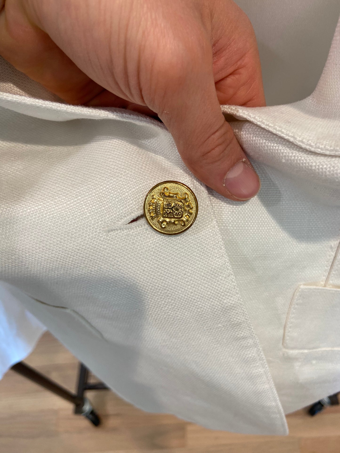 Smythe Linen Classic Duchess Blazer size 10