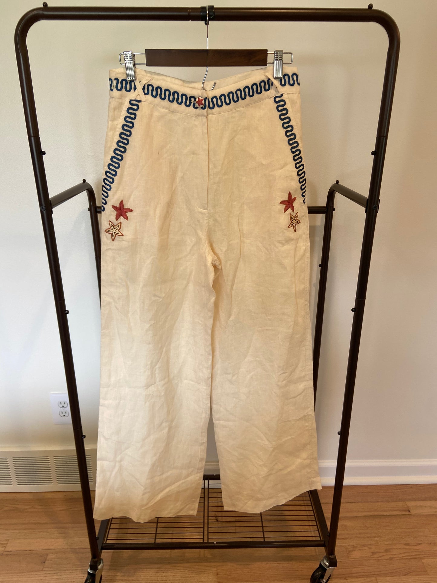 Caroline K Vera Blazer with Sam Pant Linen Set size M