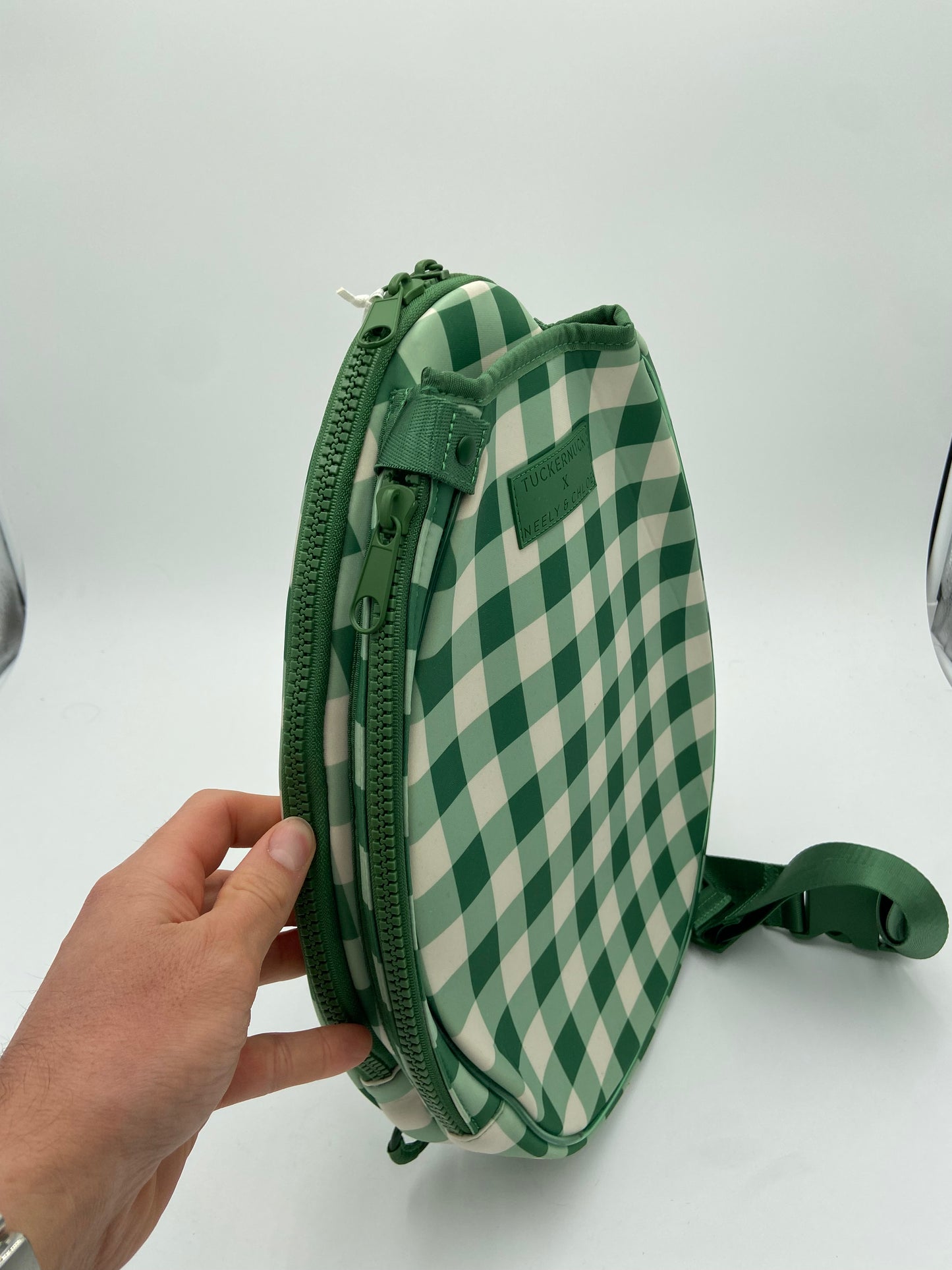 Tuckernuck Tnuck Sport x Neely Chloe Green Trellis Tennis Backpack