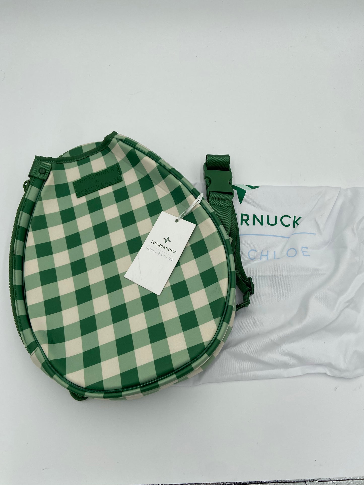 Tuckernuck Tnuck Sport x Neely Chloe Green Trellis Tennis Backpack