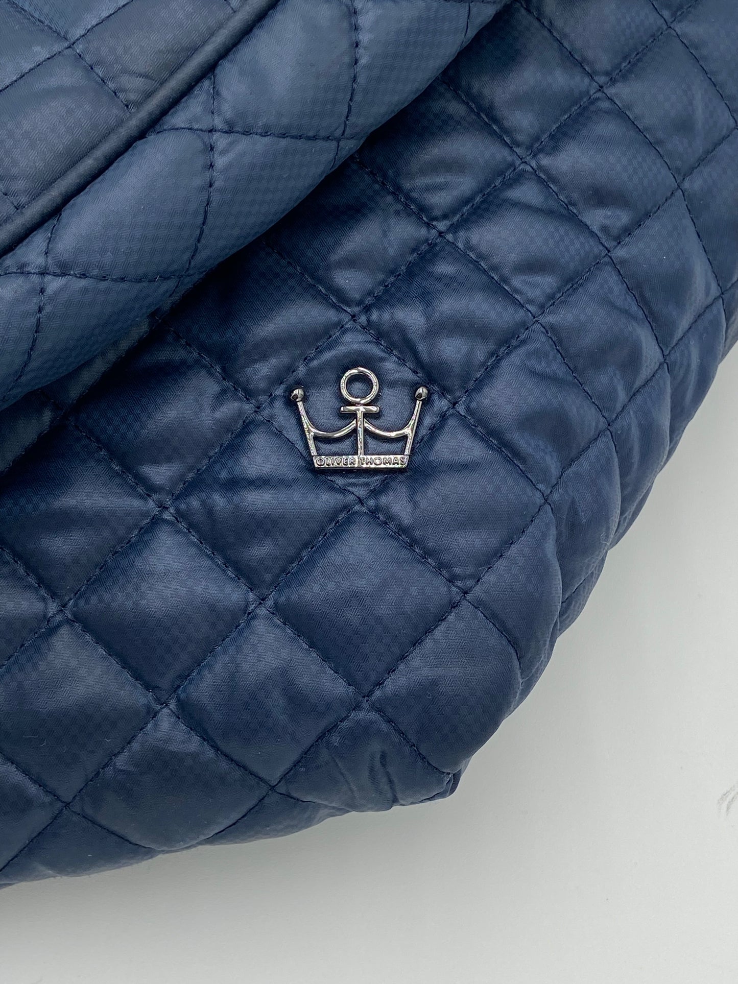 Oliver Thomas Kitchen Sink Tennis Tote Navy Blue