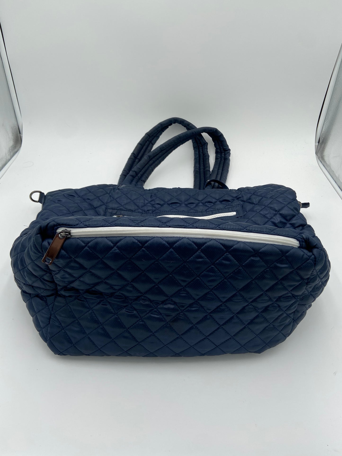 Oliver Thomas Kitchen Sink Tennis Tote Navy Blue