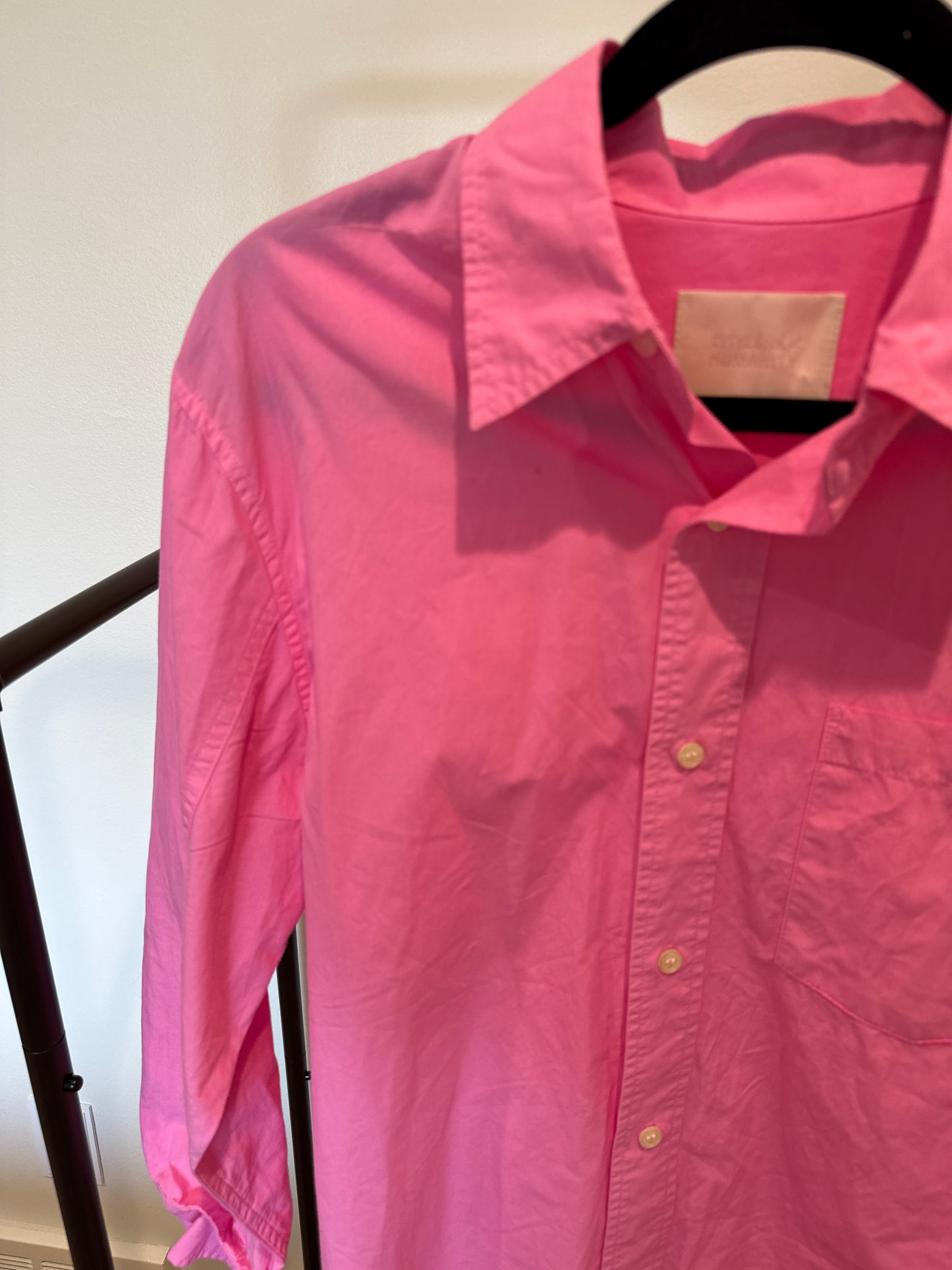 Citizens of Humanity Kayla Shirt Button Down Pink size XS