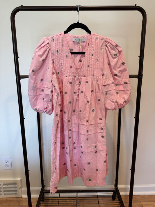 Hunter Bell Jenkins Dress Pink Blossom size M