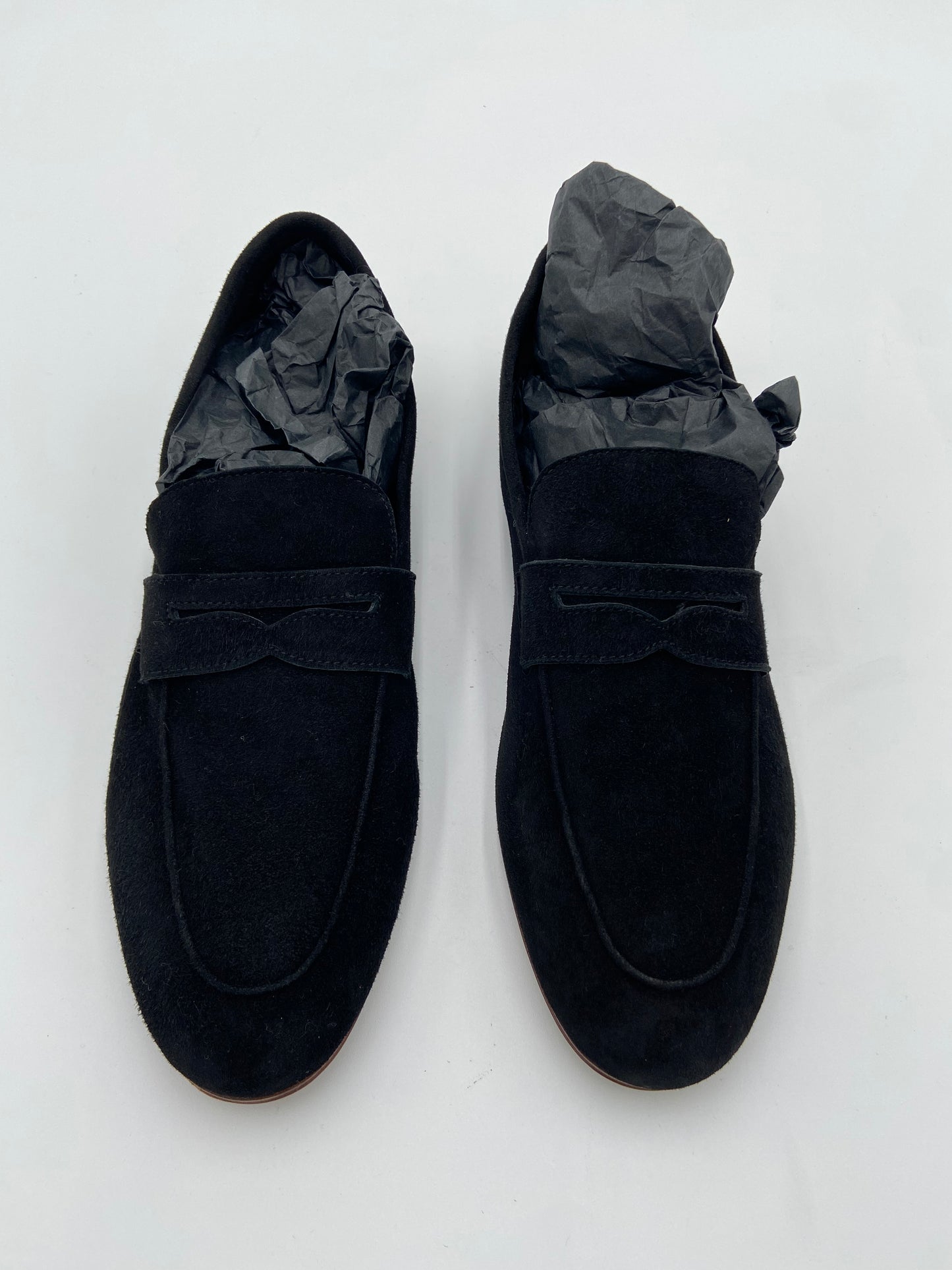 M. Gemi The Sacca Donna Black Suede Loafers size 40