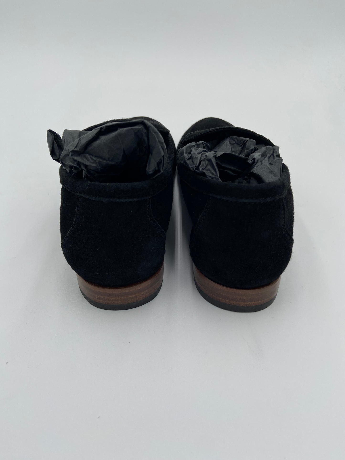 M. Gemi The Sacca Donna Black Suede Loafers size 40