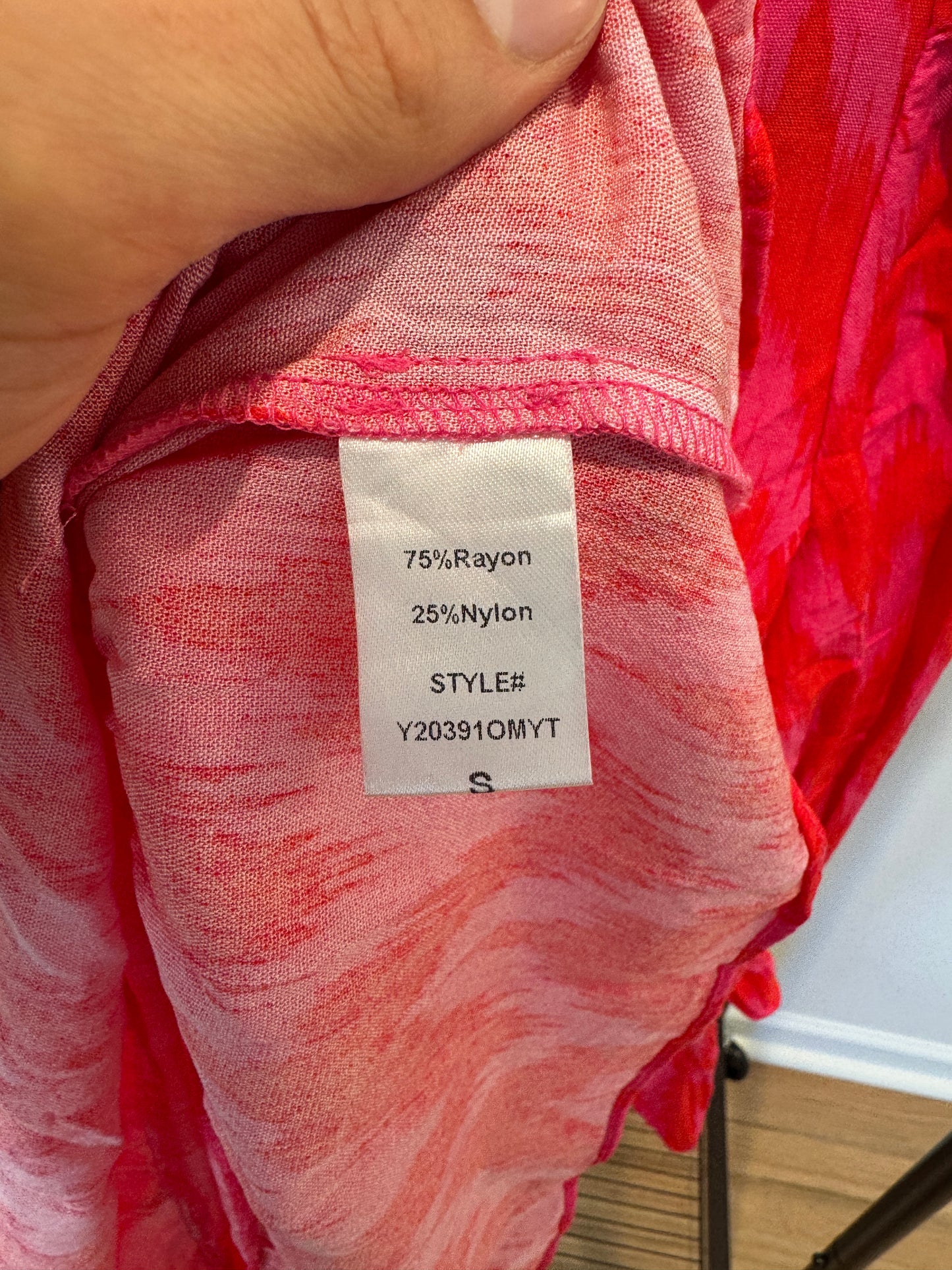 Pomander Place Hot Pink Ikat Kenzo Dress size S