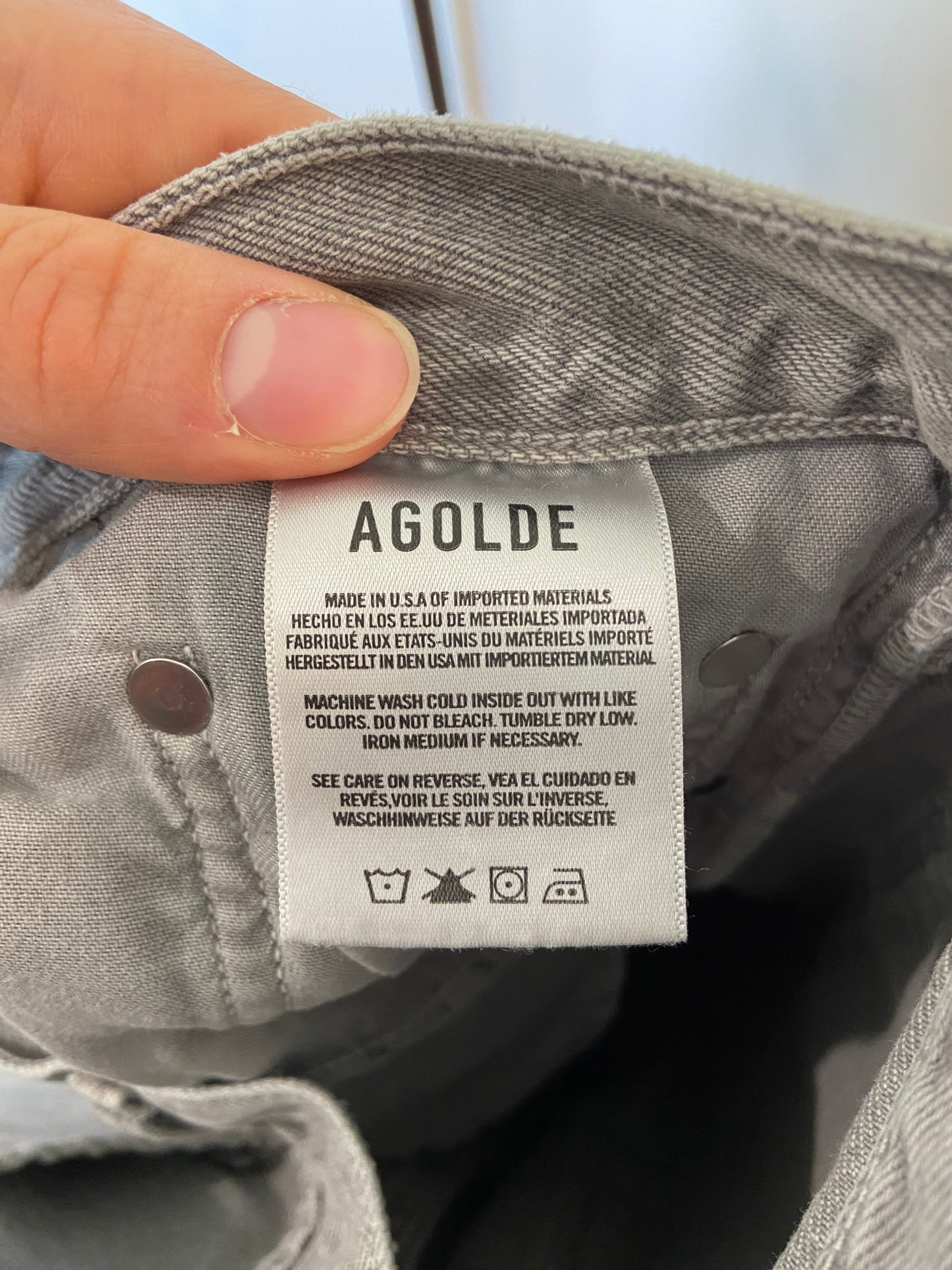 Agolde Ren Wide Leg Jeans size 28