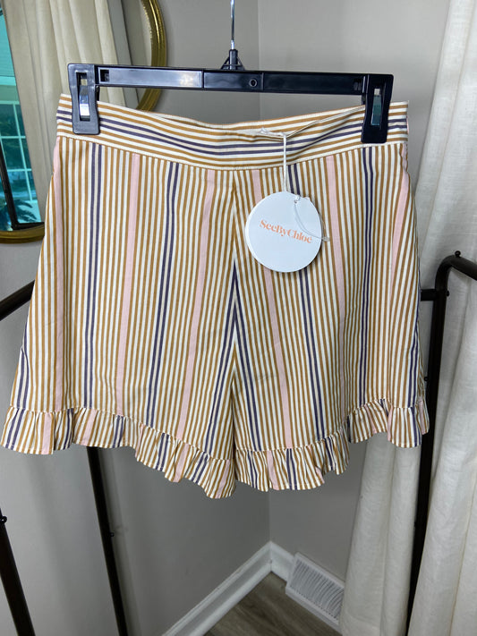 See By Chloe Multicolor Striped Short size US 2