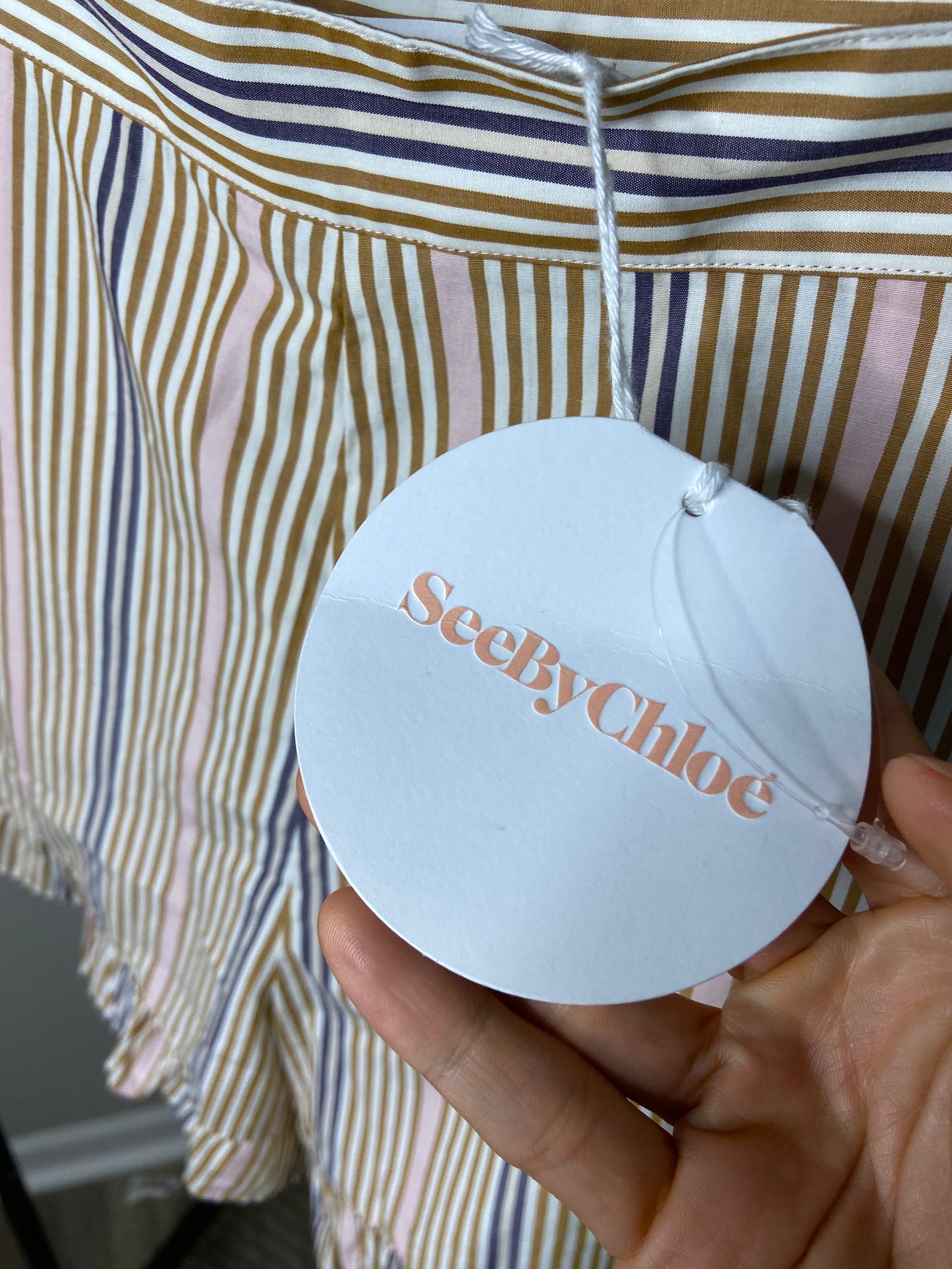 See By Chloe Multicolor Striped Short size US 2