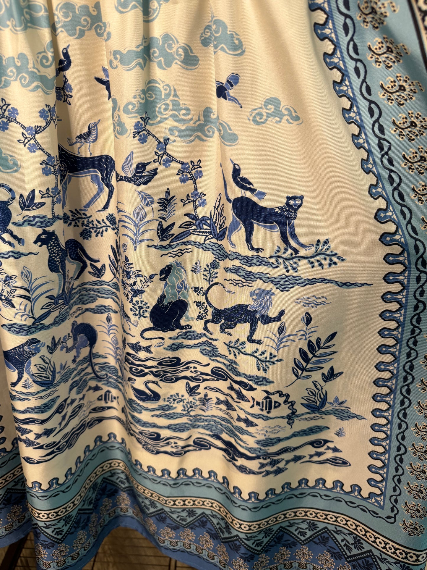 SALONI Zawe Porcelain Safari Skirt size 4