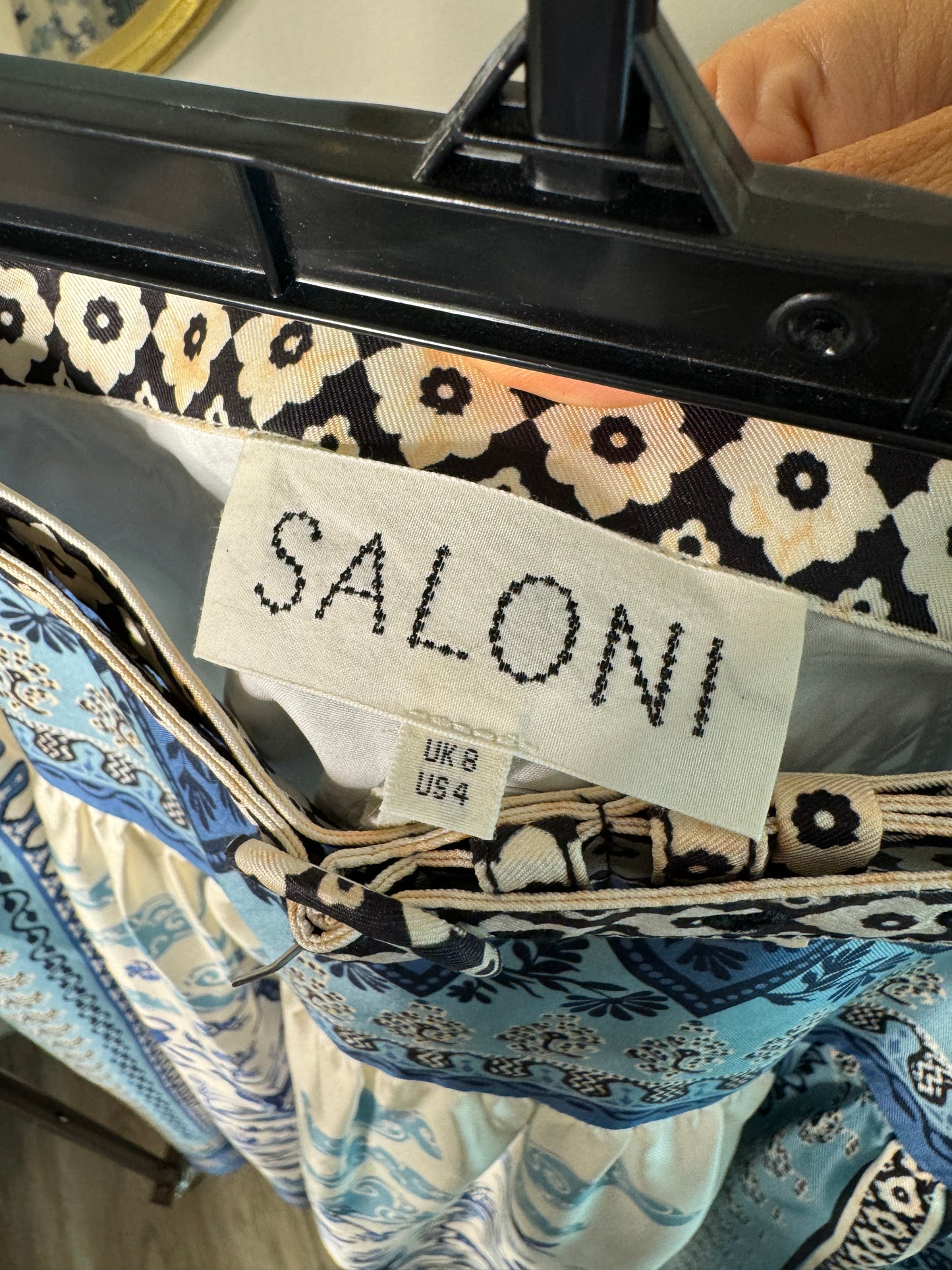 SALONI Zawe Porcelain Safari Skirt size 4