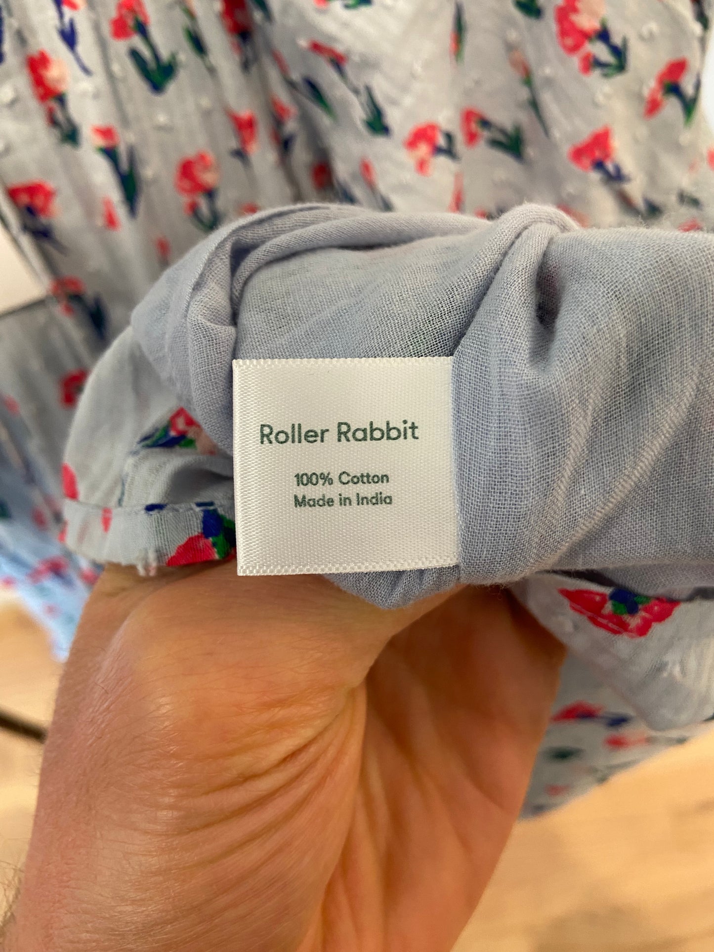 Roller Rabbit Lerida Fiorella Mini Dress size S