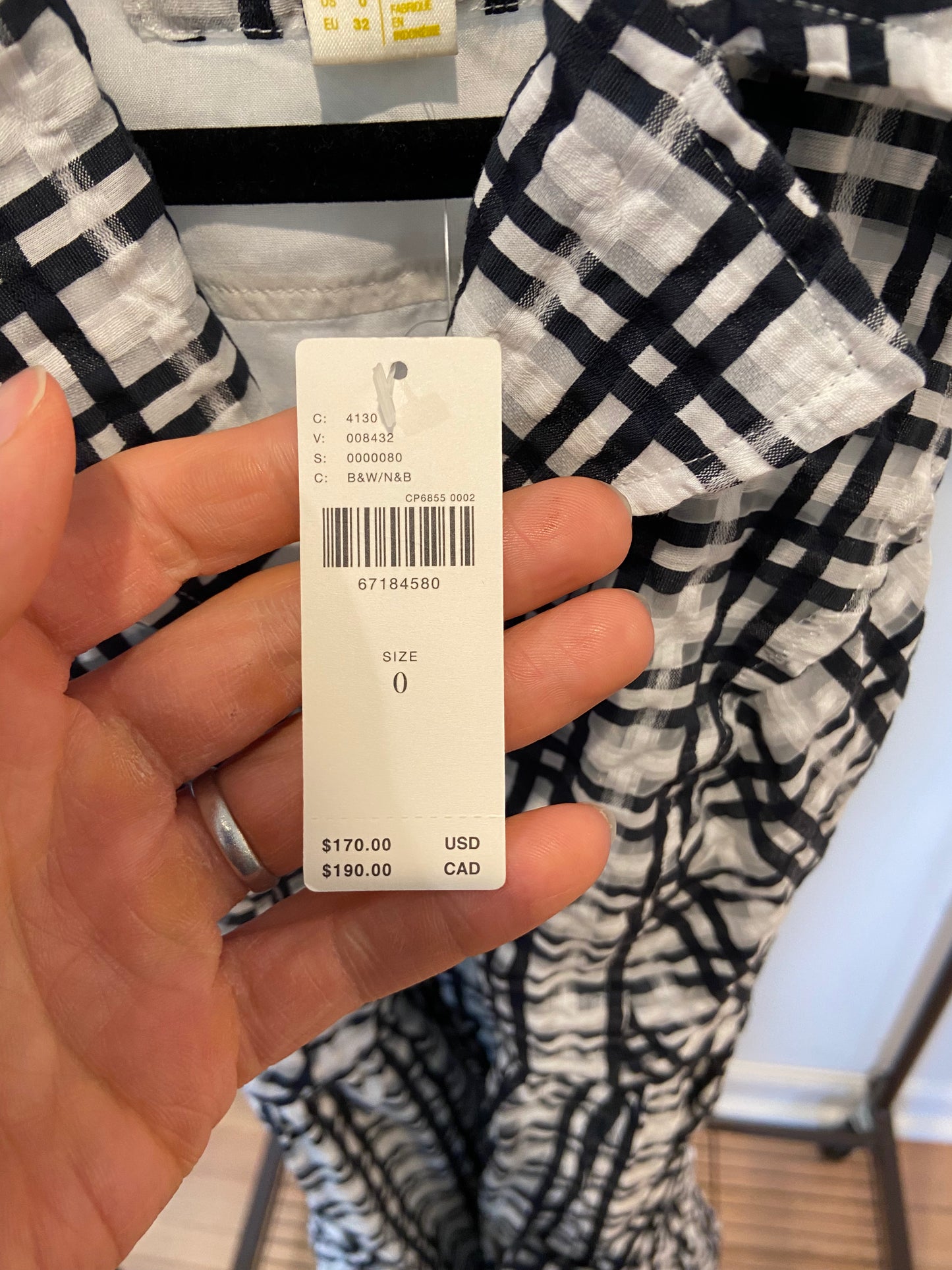 Maeve Plaid Mini Flounce Dress size 0