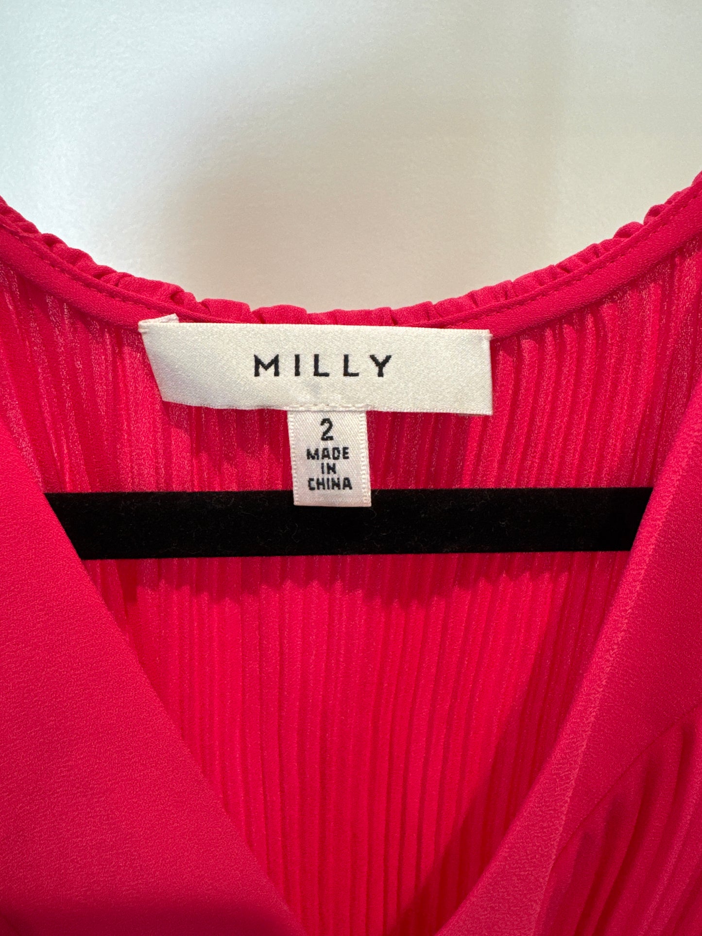 Milly Liv Pleated Mini Dress size 2
