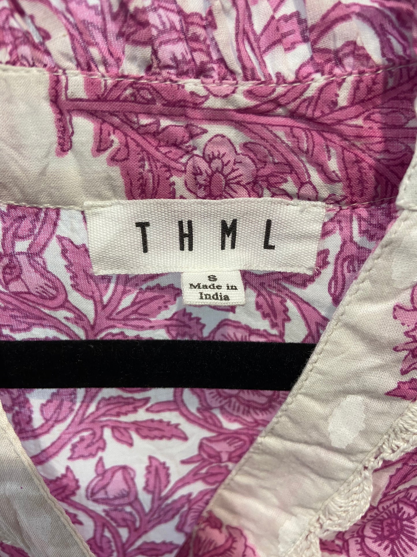 THML Conley Hand-Printed Floral Top size S