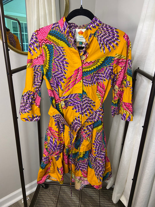 Farm Rio Macaws Mini Dress size S