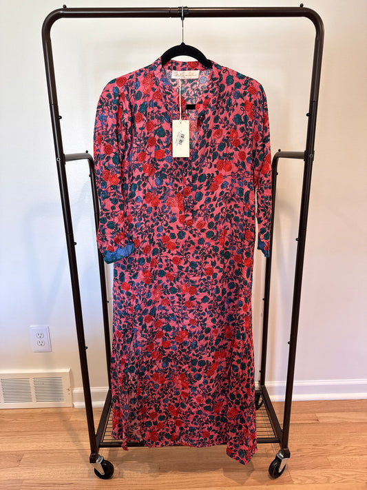 Natalie Martin Isobel Dress Rose Bandana size XS
