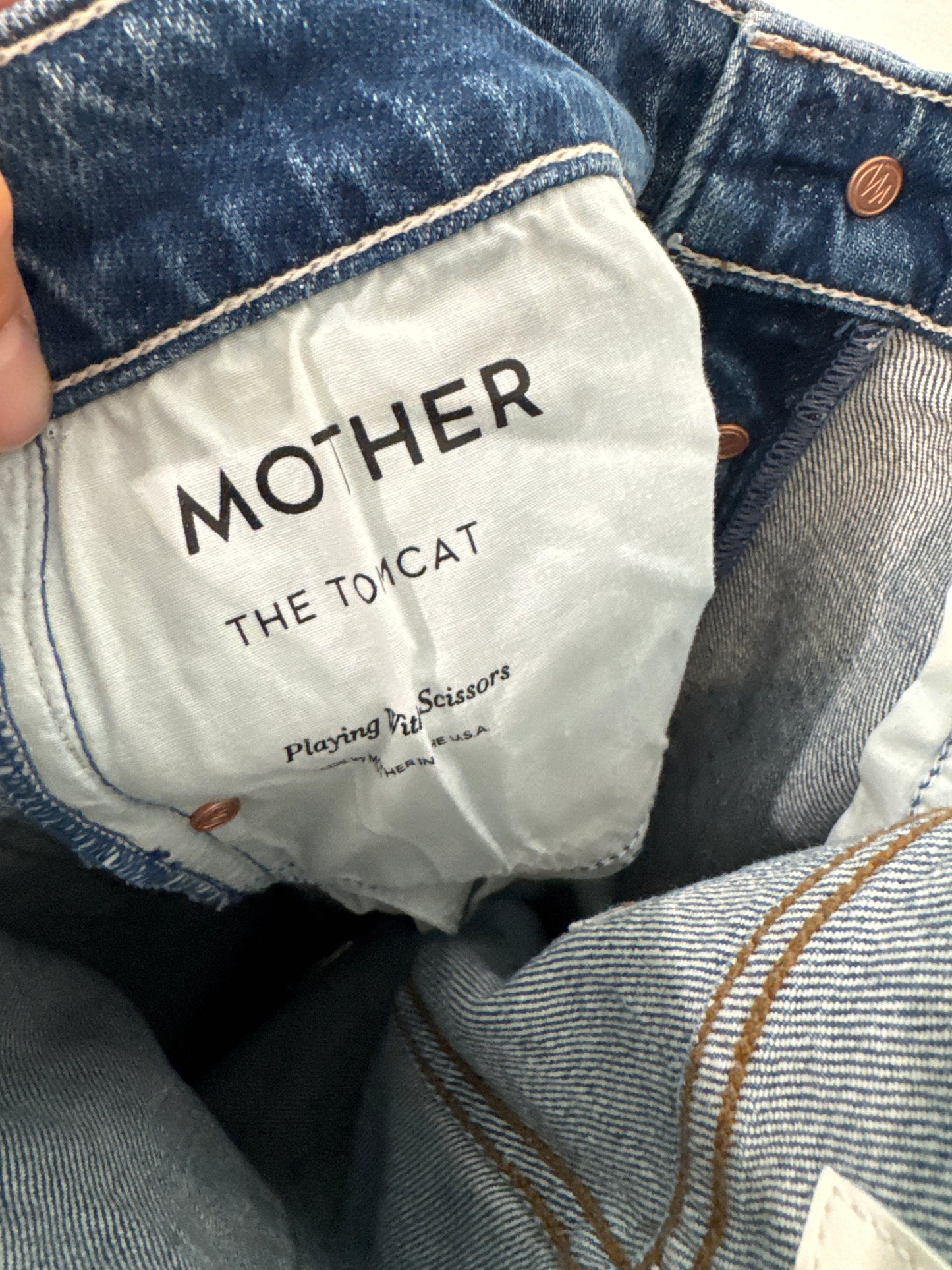 Mother The Tomcat Jeans Playing With Scissors size 28