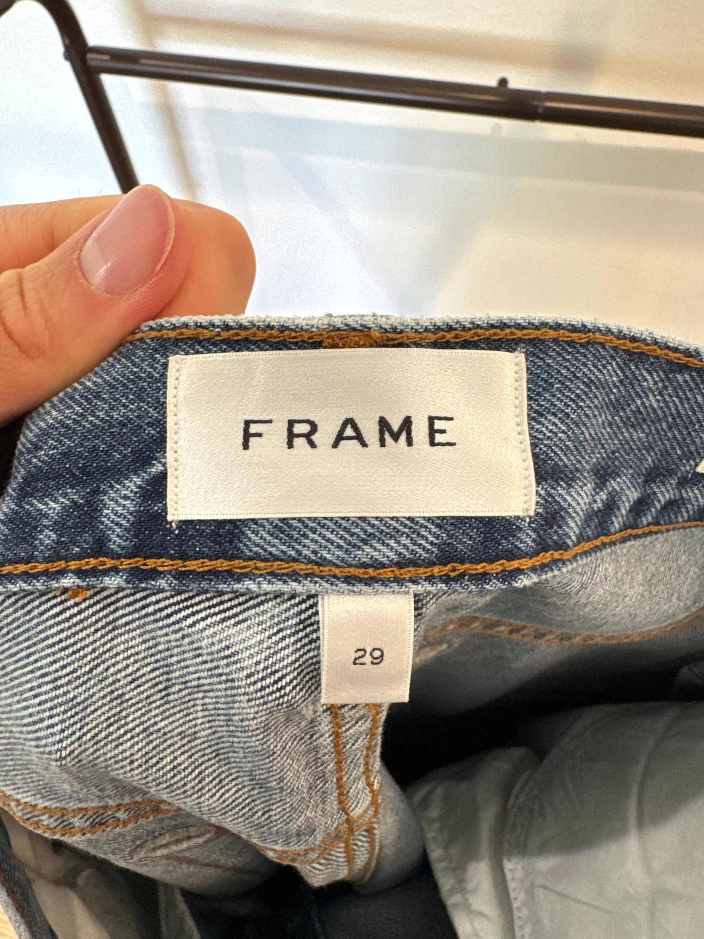 Frame Bubble Crop Knockout Raw Fray size 29