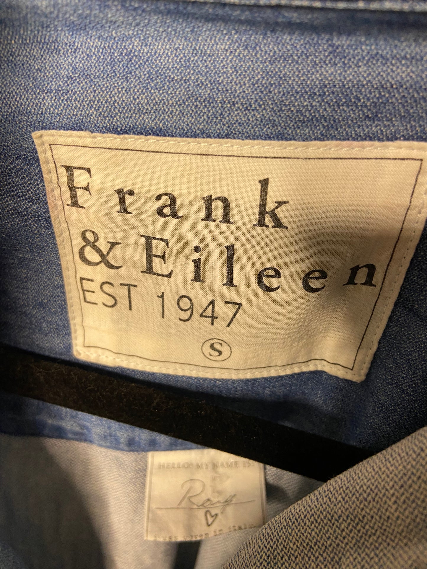 Frank and Eileen Rory Denim Shirt Dress size S