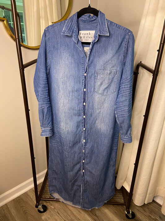 Frank and Eileen Rory Denim Dress size XS