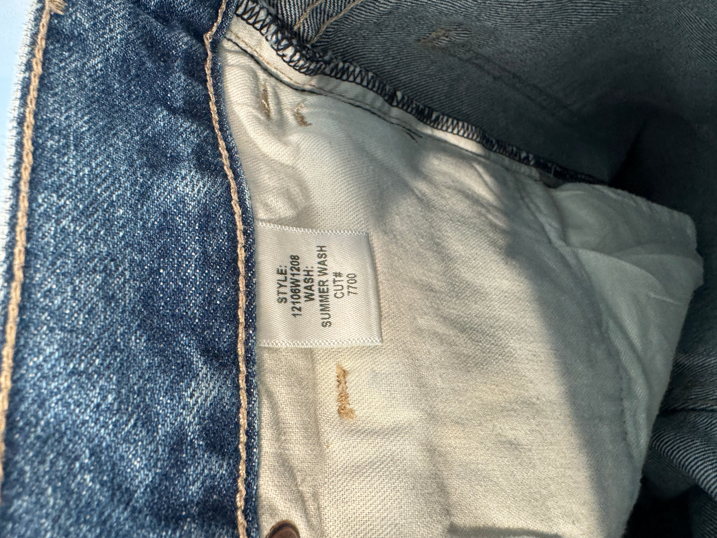 Nili Lotan Mitchell Jeans Summer Wash size 25