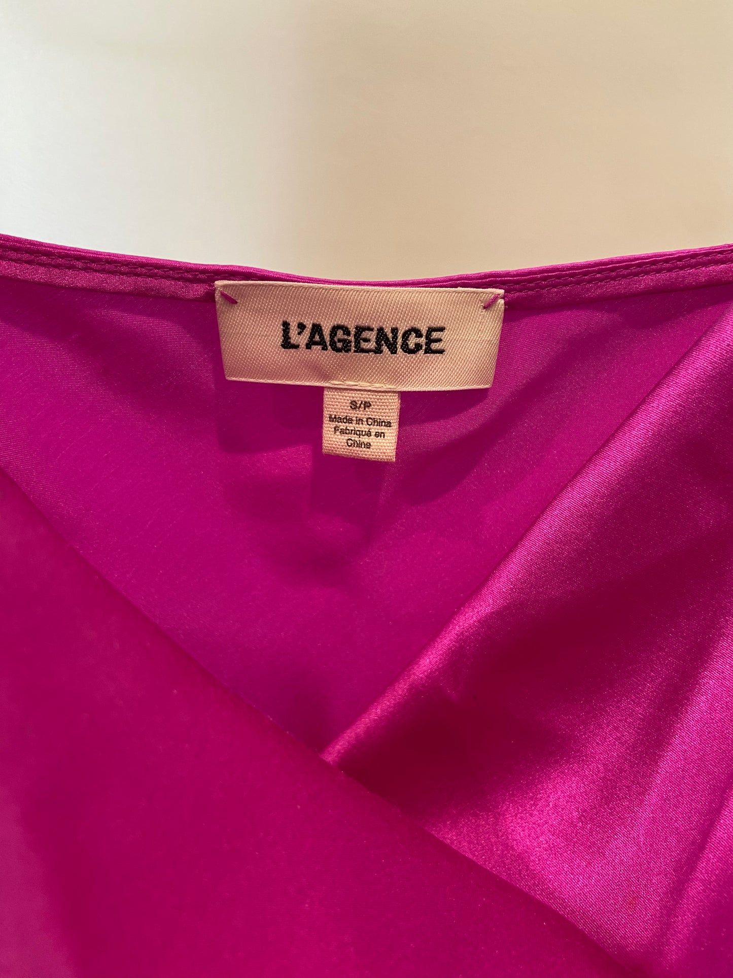 L'Agence Calista Silk Camisole size S