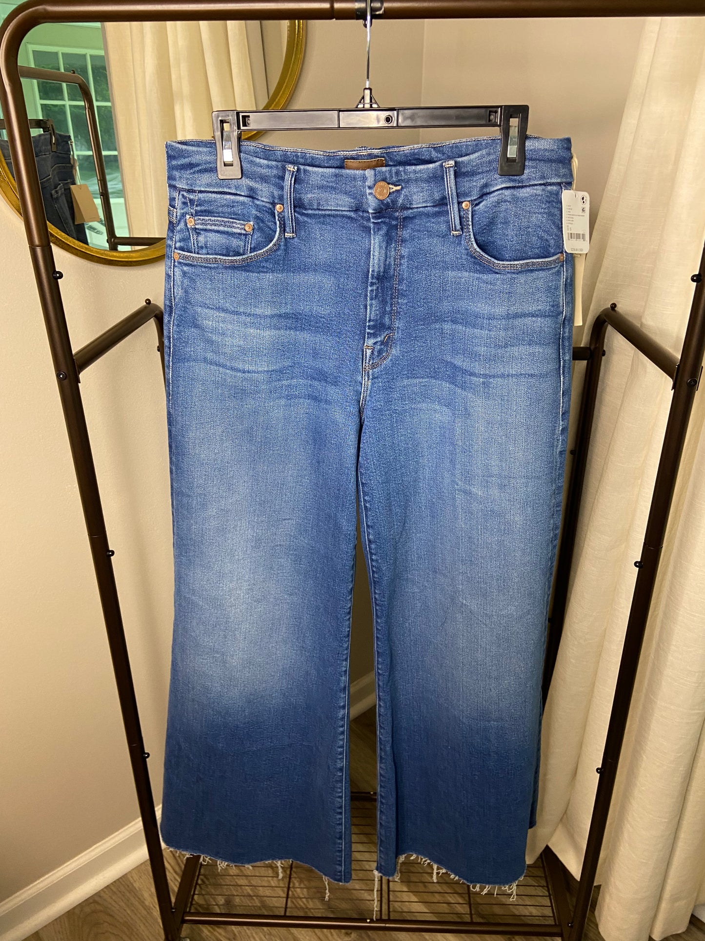 Mother The Lil Roller Fray Jeans size 31 PETITE