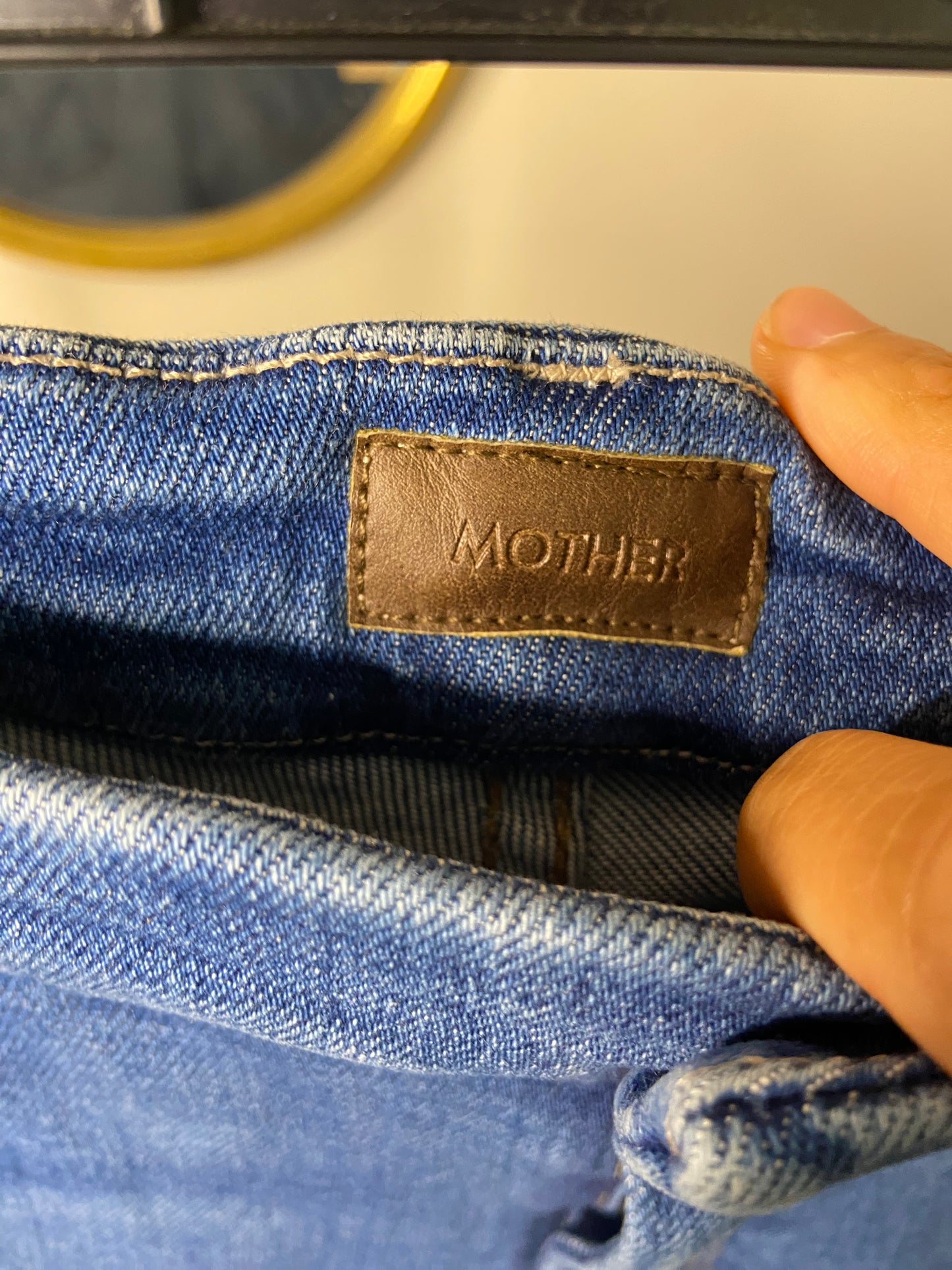 Mother The Lil Roller Fray Jeans size 31 PETITE
