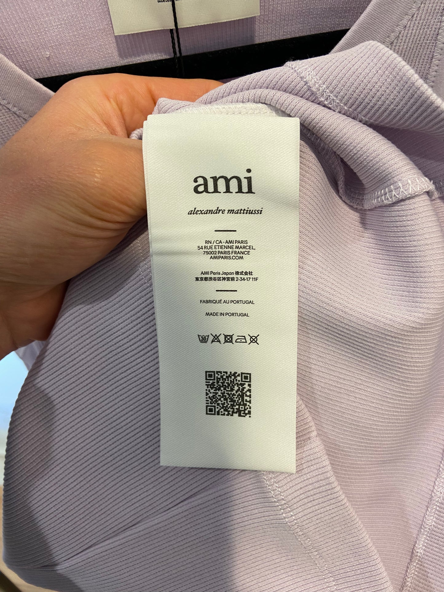 Ami ADC Tank Top in Lilac size M