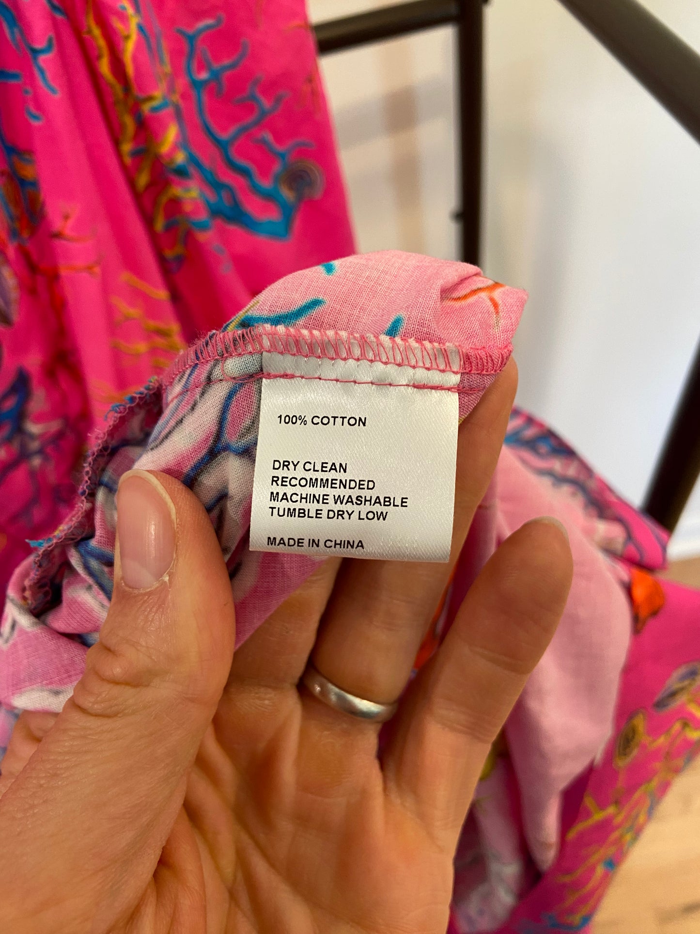 Cynthia Rowley Voile Dress Pink Midi Dress size XS