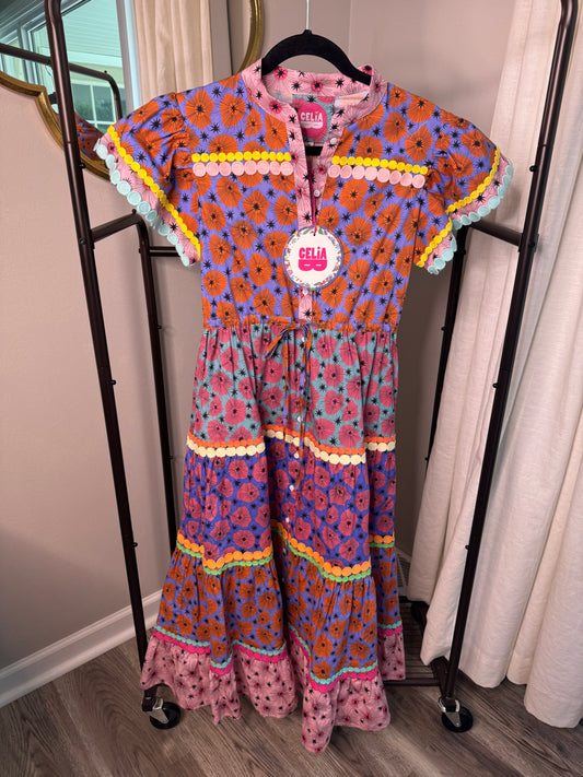 Celia B Zante Midi Dress size S