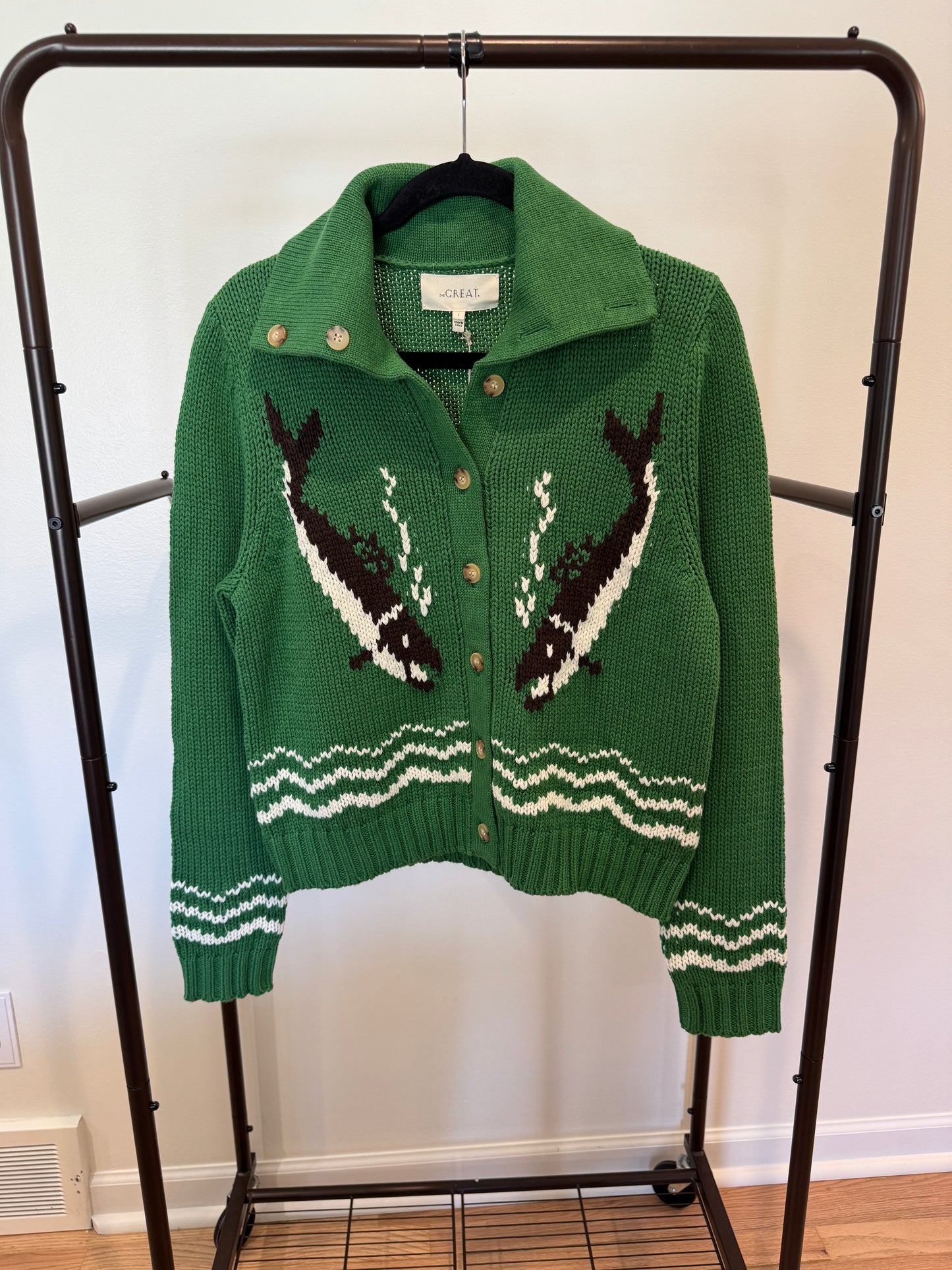 The Great The Bass Cardigan Grove size 2 - M medium