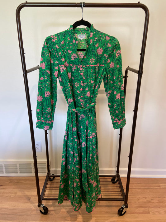 Pink City Prints Forest Rose Margot Dress size XS