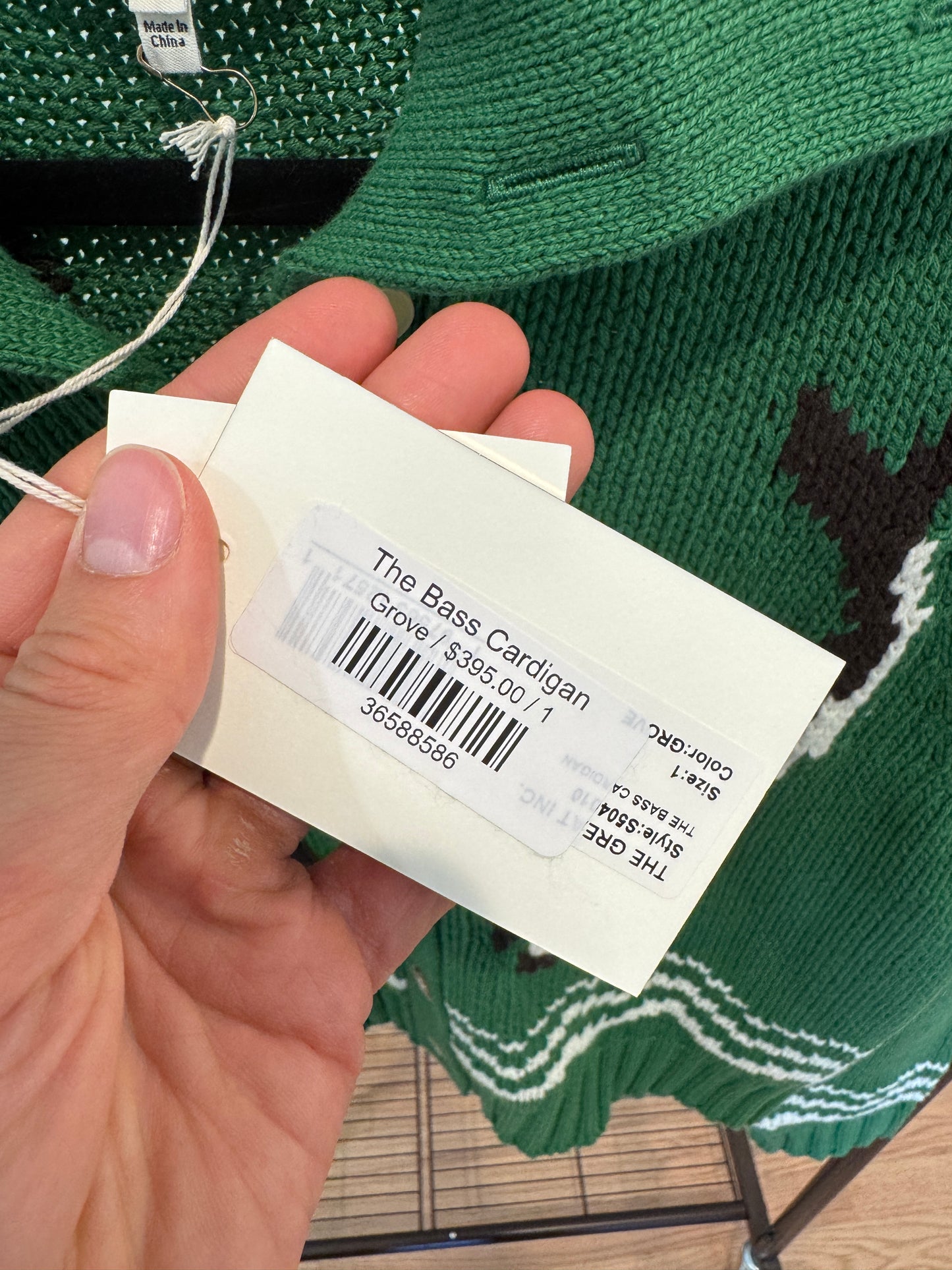 The Great The Bass Cardigan Grove size 2 - M medium