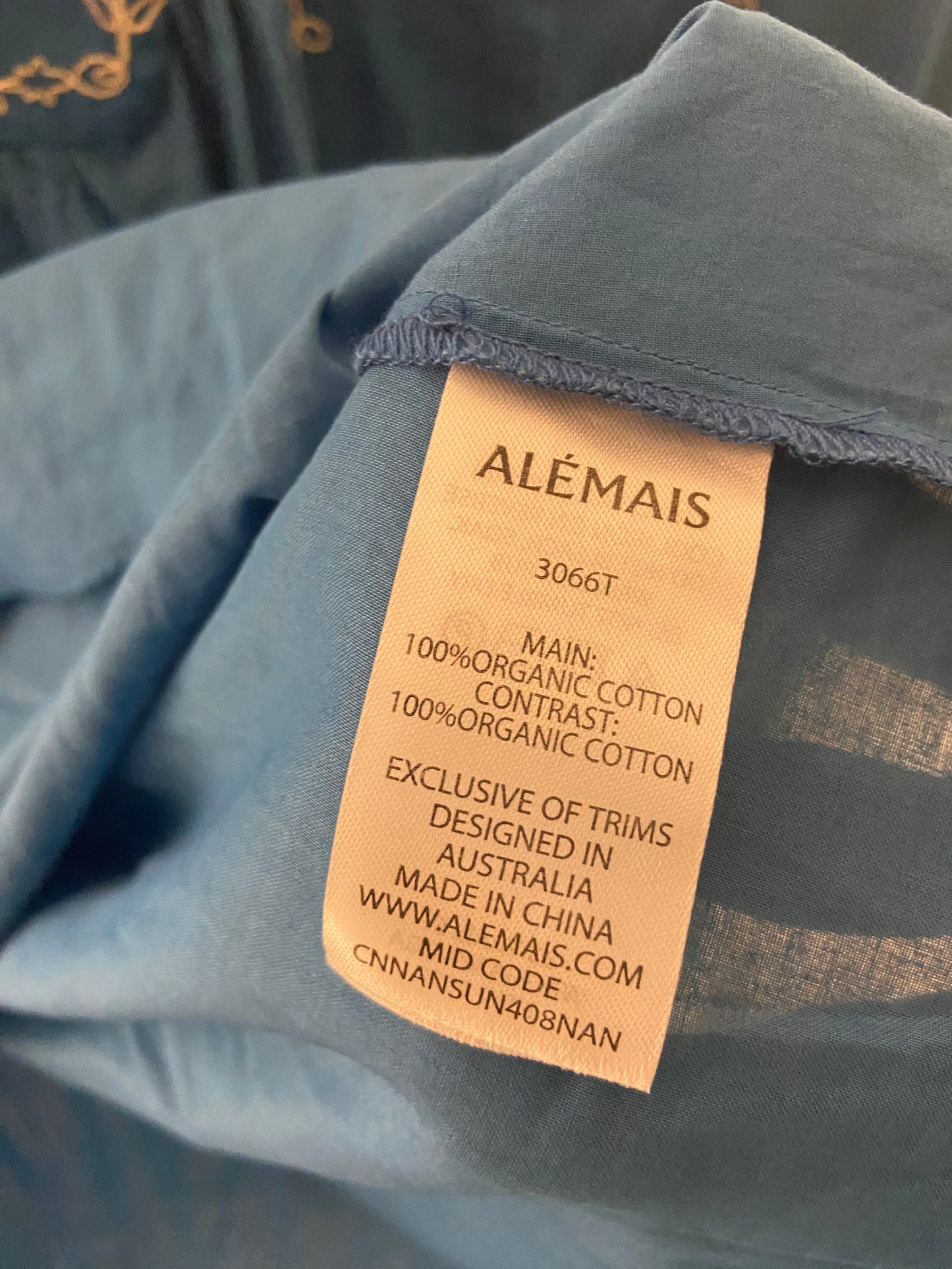 Alemais Donovan Corded Blouse and Pants size US 4