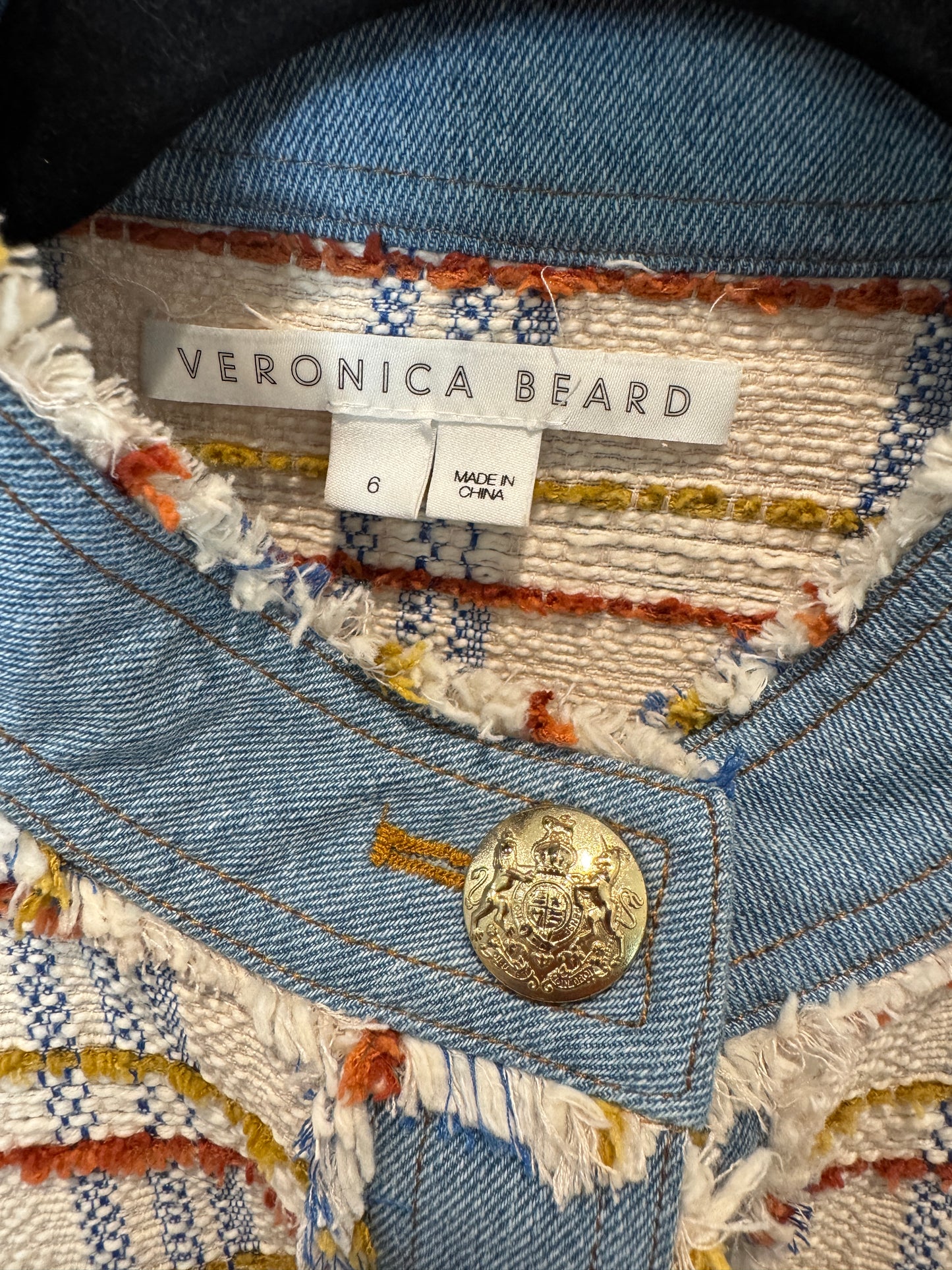 Veronica Beard Nilaja Tweed Jacket size 6