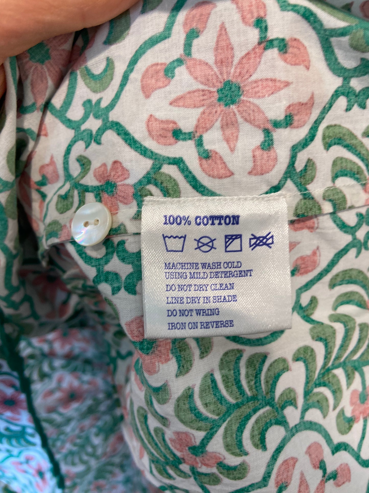 Pink City Prints Green Savanna Dress size XS