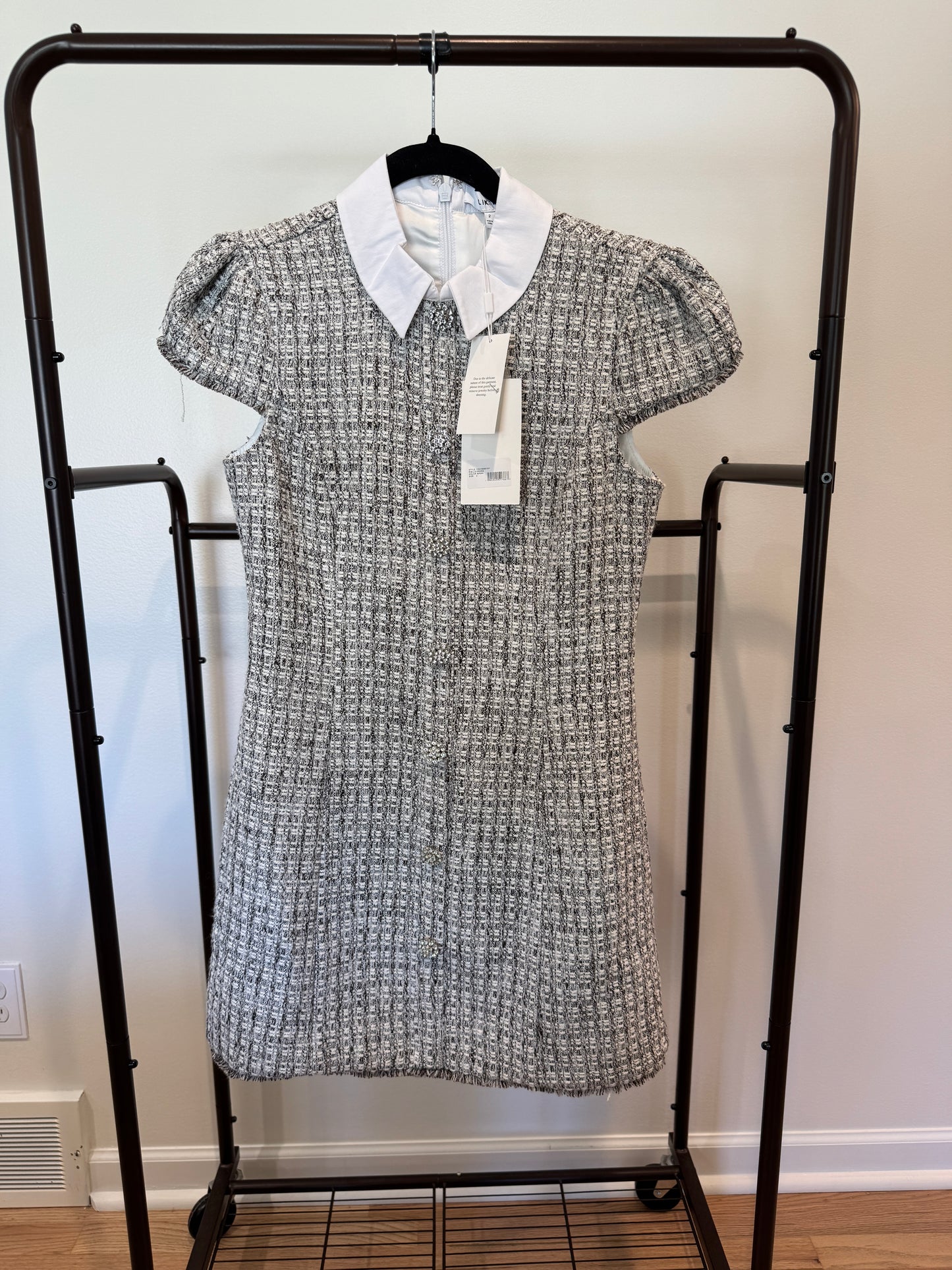 Likely Riello Tweed Mini Dress size 2