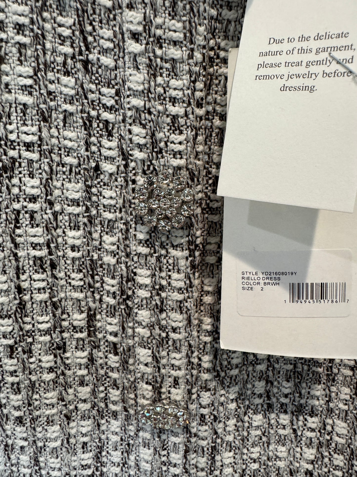 Likely Riello Tweed Mini Dress size 2
