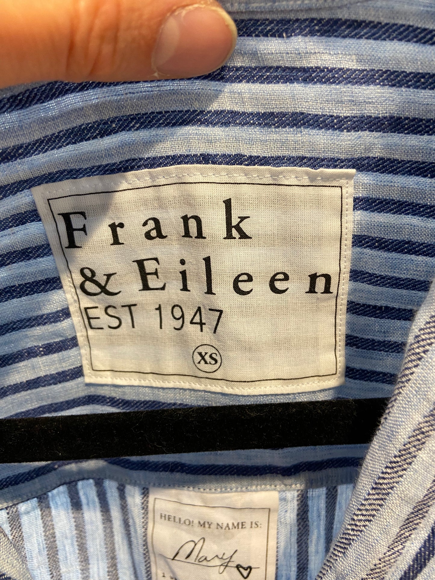 Frank & Eileen Mary Shirt Dress size XS