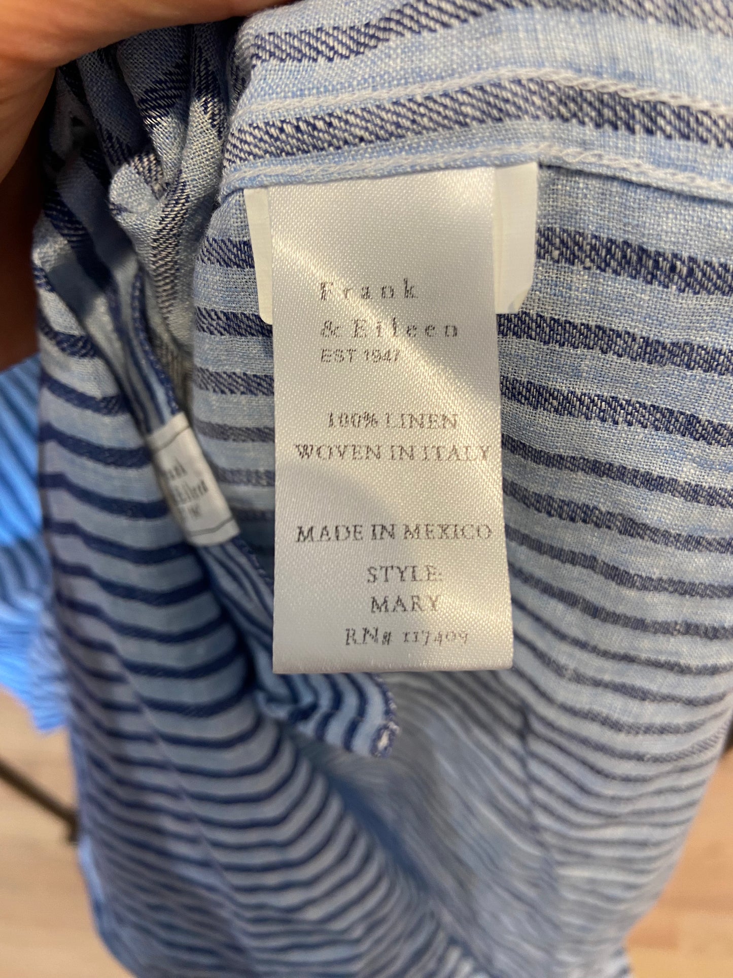Frank & Eileen Mary Shirt Dress size XS