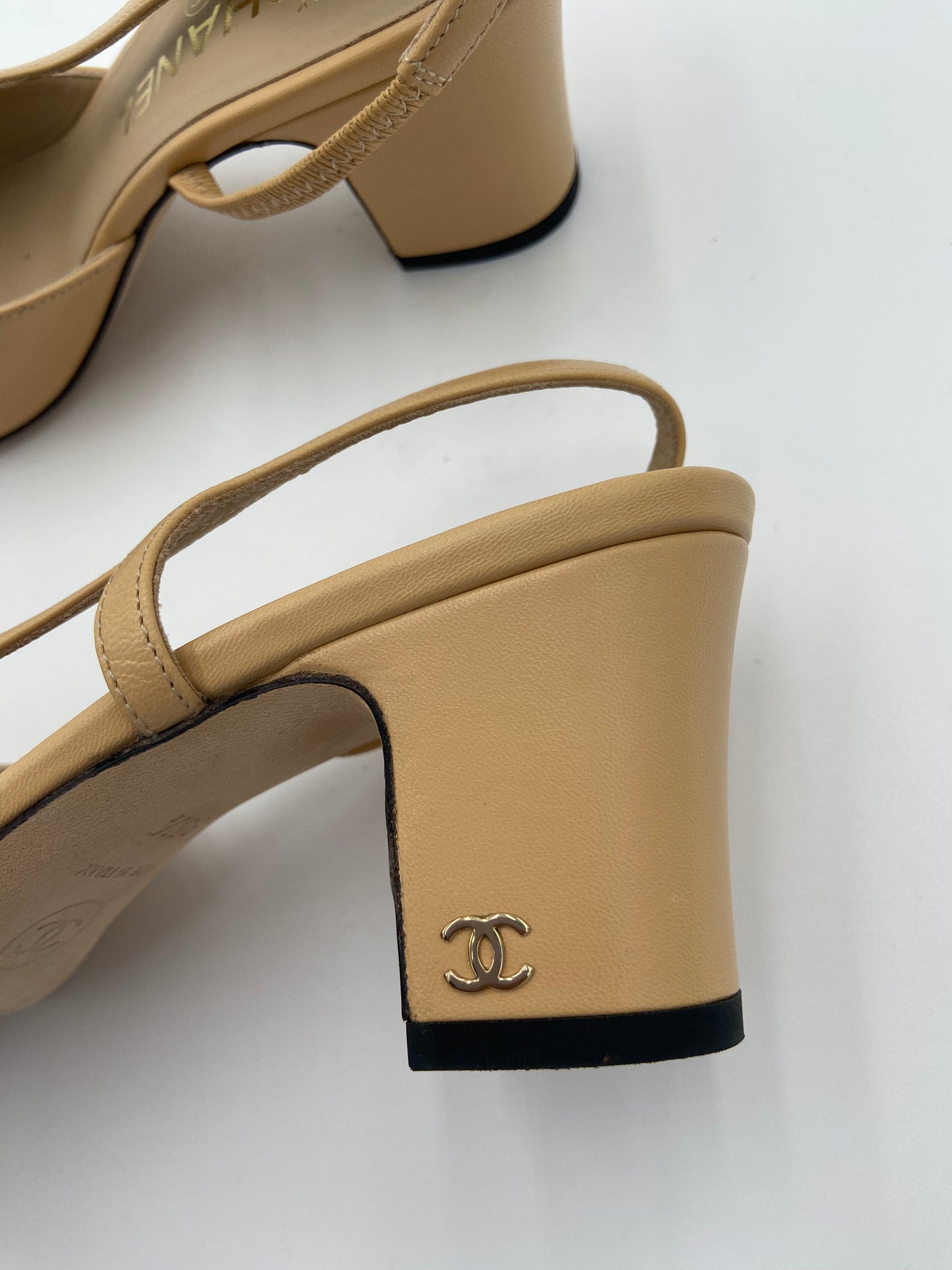 Chanel Slingback Heels size 35.5