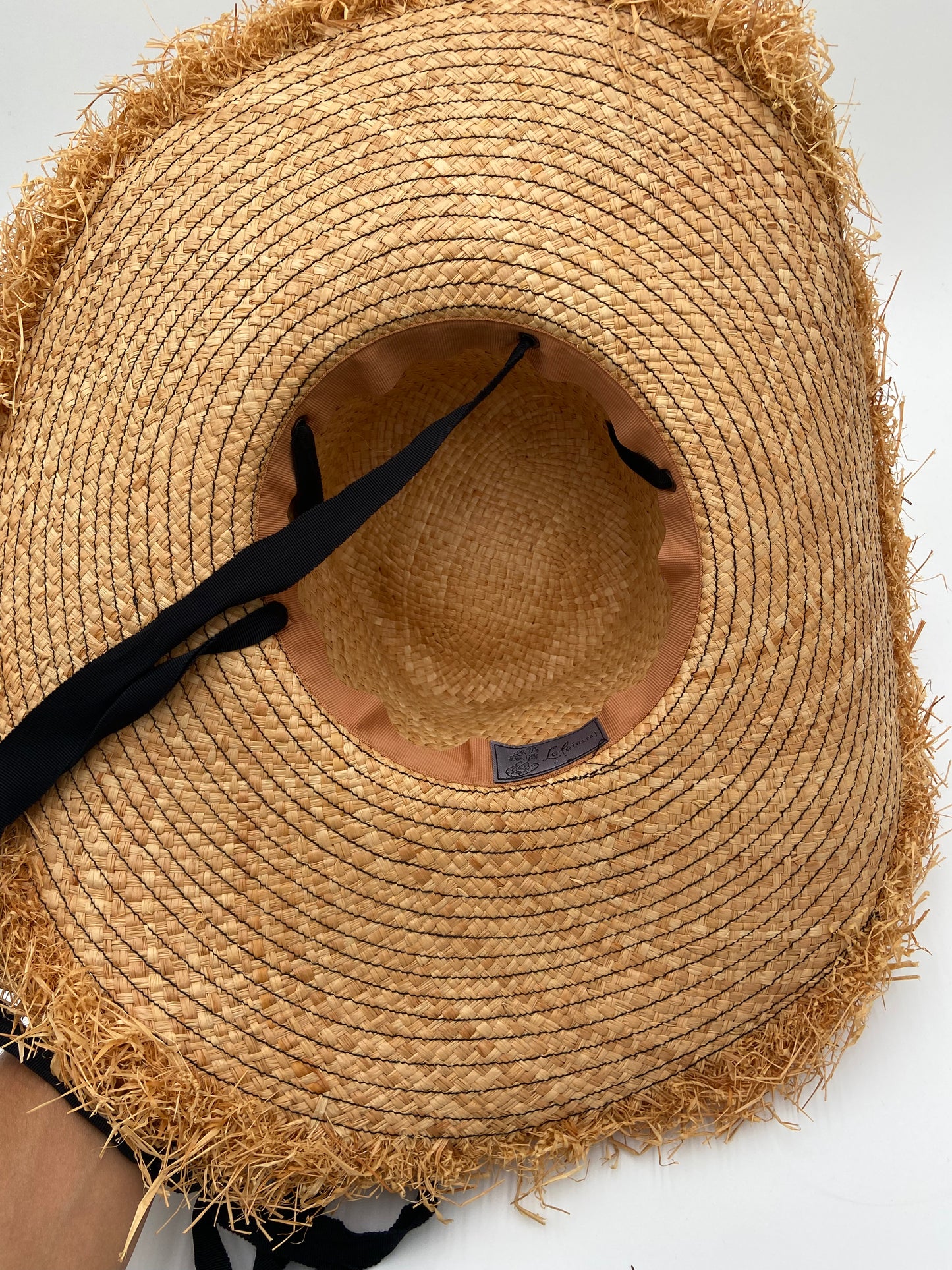 Lola Hats Alpargatas Natural Straw Hat with Ribbon