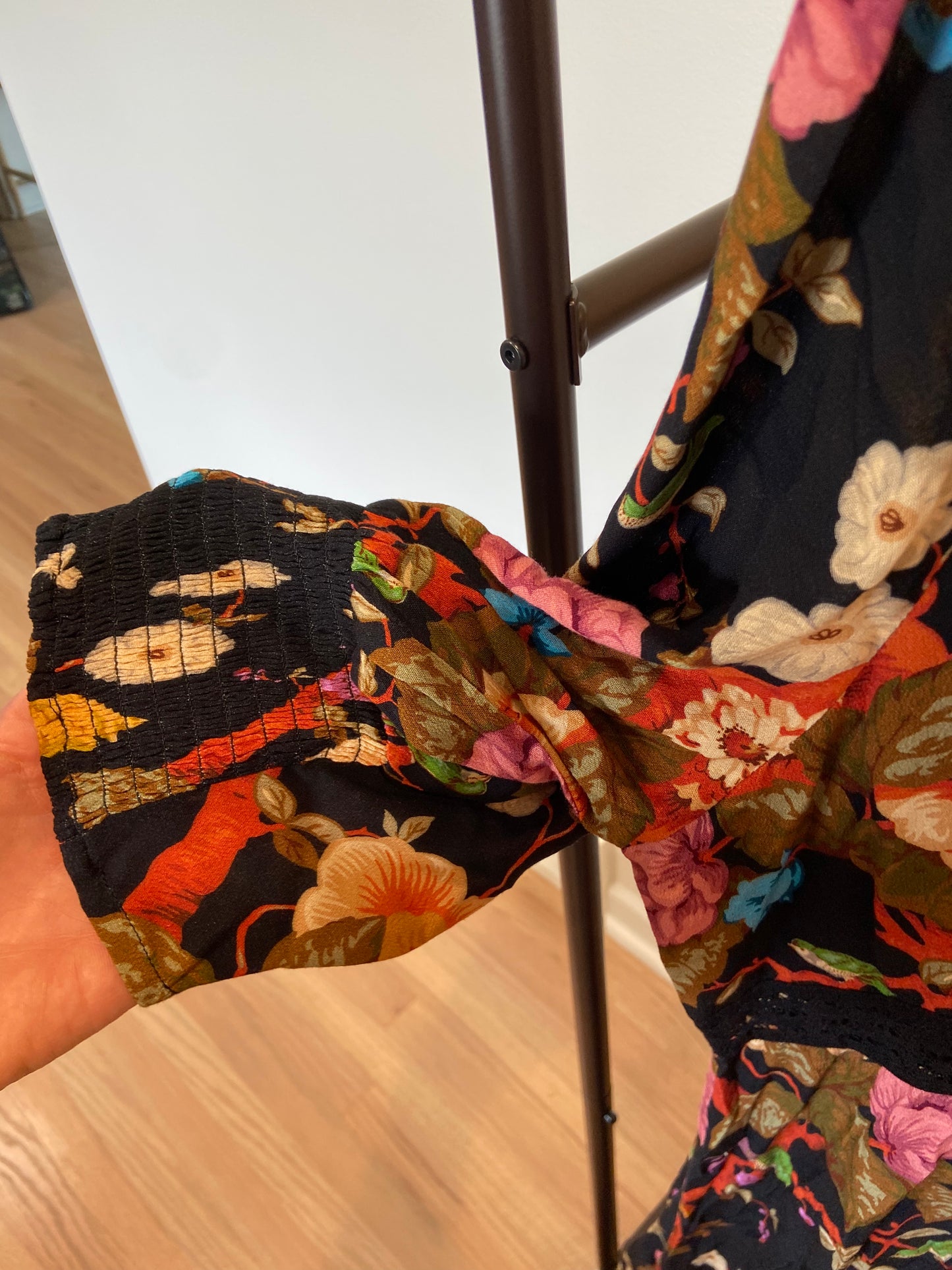 Tuckernuck Dress Irina Maxi in Baroque Black Floral size XXXL