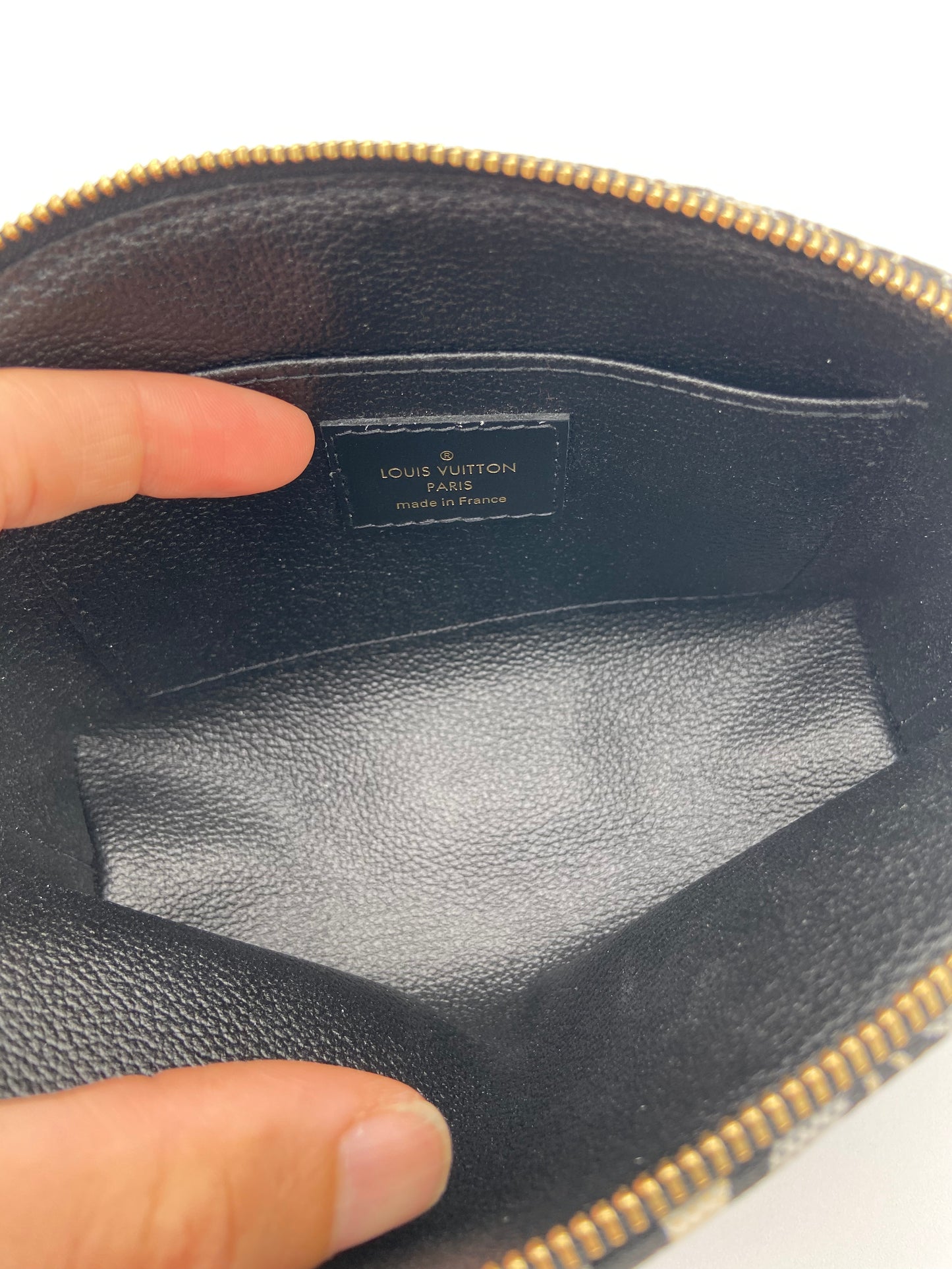 Louis Vuitton Jacquard Since 1854 Cosmetic Pouch PM Grey
