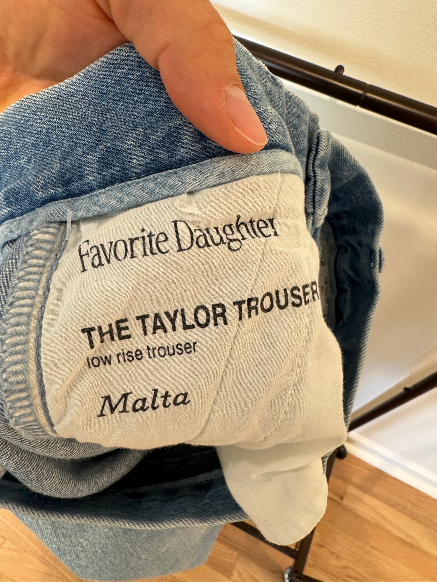 Favorite Daughter The Taylor Trouser Jeans in Malta size 27