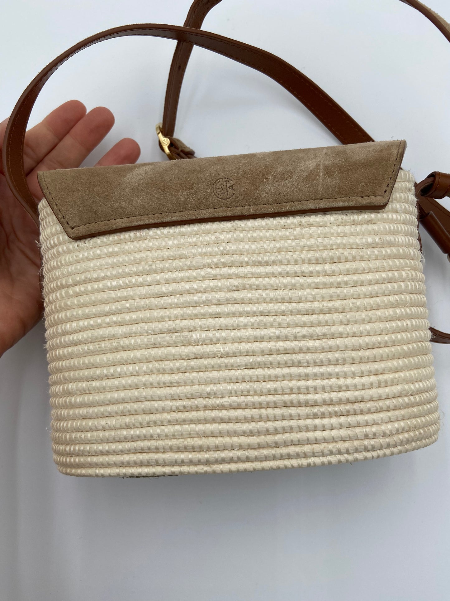 Cesta Sahara Suede Crossbody Bag
